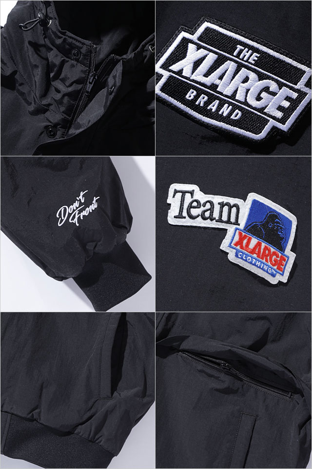 エクストララージ XLARGE メンズ ナイロンパファージャケット 101263021010 NYLON PUFFER JACKET アウター 中綿ジャケット ブルゾン ロゴ ストリート 正規取扱店 | XLARGE | 02