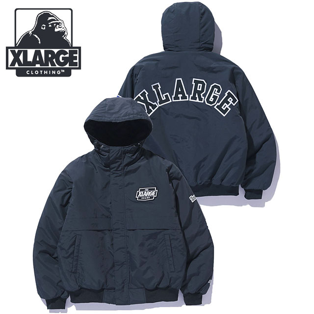 エクストララージ XLARGE メンズ ナイロンパファージャケット 101263021010 NYLON PUFFER JACKET アウター 中綿ジャケット ブルゾン ロゴ ストリート 正規取扱店 | XLARGE