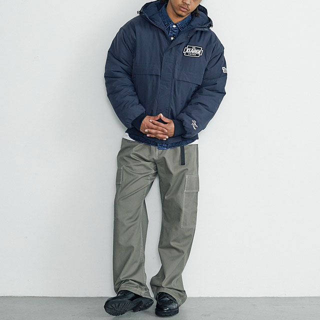 エクストララージ XLARGE メンズ ナイロンパファージャケット 101263021010 NYLON PUFFER JACKET アウター 中綿ジャケット ブルゾン ロゴ ストリート 正規取扱店 | XLARGE | 04