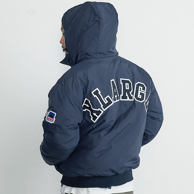 エクストララージ XLARGE メンズ ナイロンパファージャケット 101263021010 NYLON PUFFER JACKET アウター 中綿ジャケット ブルゾン ロゴ ストリート 正規取扱店 | XLARGE | 05