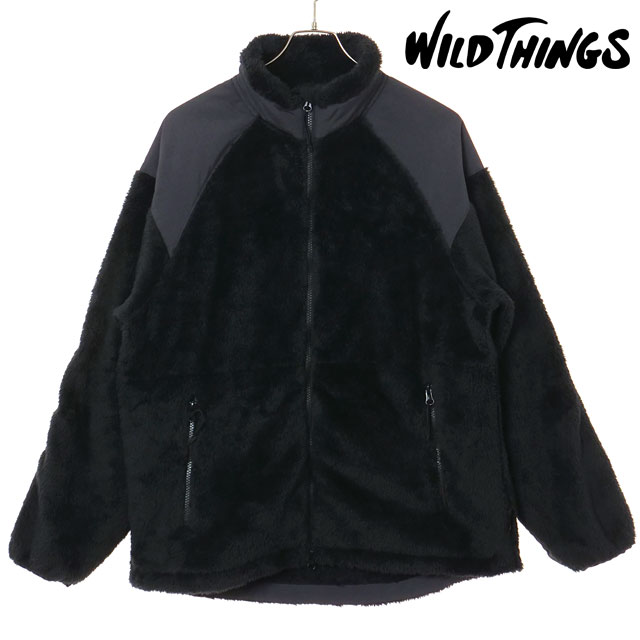 ワイルドシングス WILD THINGS メンズ レベル3 シャギージャケット WT262-06-Q4 LEVEL3 SHAGGY JACKET シャギーフリース ストレッチ スタンドカラー 正規取扱店 | WILD THINGS