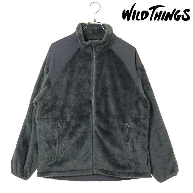 ワイルドシングス WILD THINGS メンズ レベル3 シャギージャケット WT262-06-Q4 LEVEL3 SHAGGY JACKET シャギーフリース ストレッチ スタンドカラー 正規取扱店 | WILD THINGS | 01