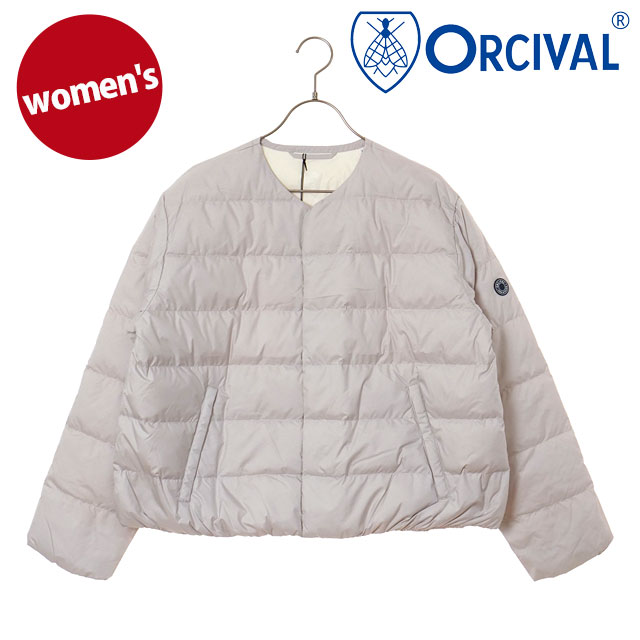 オーシバル ORCIVAL レディース ラウンドネック ブルゾン #OR-A0603-DTF ROUND NECK BLOUSON ノーカラー ダウンブルゾン ダウンジャケット 正規取扱店 | ORCIVAL | 01