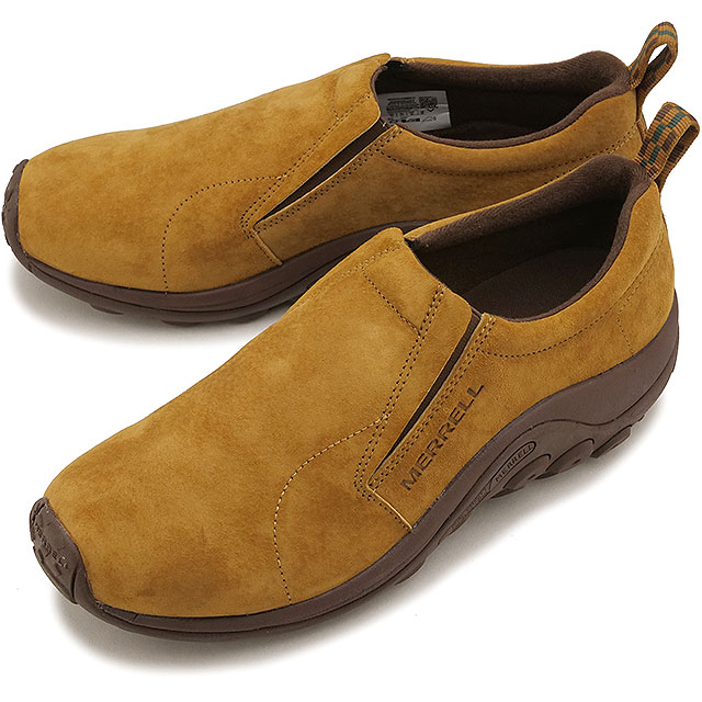 メレル MERRELL スニーカー メンズ ジャングルモック J00005201 M JUNGLE MOC スリッポン シューズ 撥水 スエード 軽量 アウトドア ブラウン CABIN 正規取扱店 | MERRELL