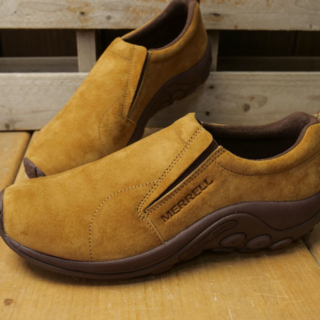 メレル MERRELL スニーカー メンズ ジャングルモック J00005201 M JUNGLE MOC スリッポン シューズ 撥水 スエード 軽量 アウトドア ブラウン CABIN 正規取扱店 | MERRELL | 01