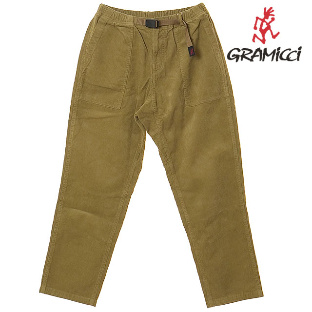グラミチ GRAMICCI メンズ コーデュロイ ルーズ テーパード リッジ パンツ G6FM-P079 CORDUROY LOOSE TAPERED RIDGE PANT イージーパンツ 正規取扱店 | Gramicci