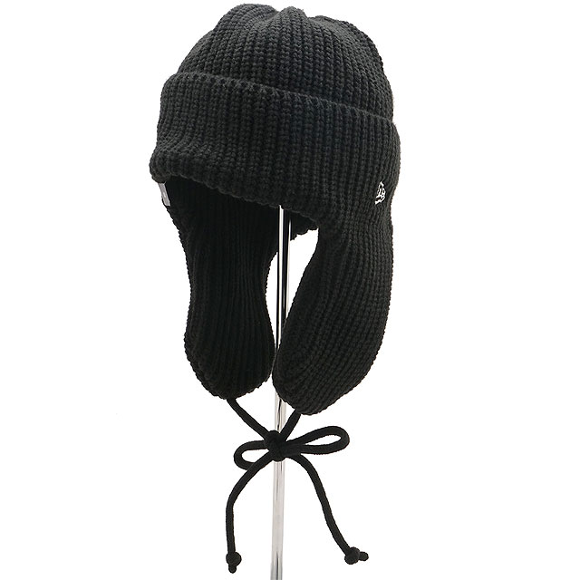 ニューエラ NEW ERA ニット トラッパー キャップ [15119649 FW26] KNIT TRAPPER BLK 263 帽子 ニットキャップ 防寒 フライトキャップ 秋冬 ブラック 正規取扱店 | NEW ERA