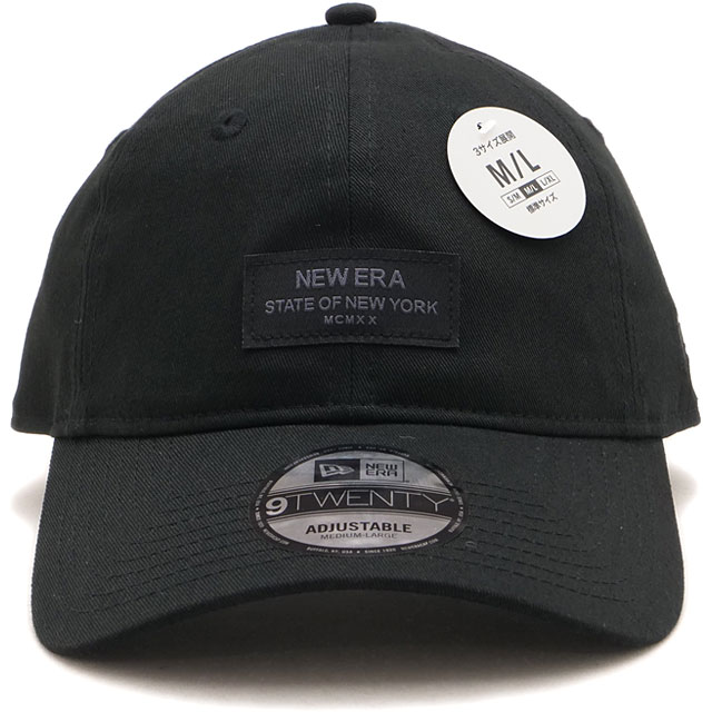 ニューエラ NEW ERA 9TWENTY ブラックパッチ キャップ 15137309 920 BLACK PATCH BLK メンズ レディース 帽子 ストリート シンプル ブラック 正規取扱店 | NEW ERA | 01