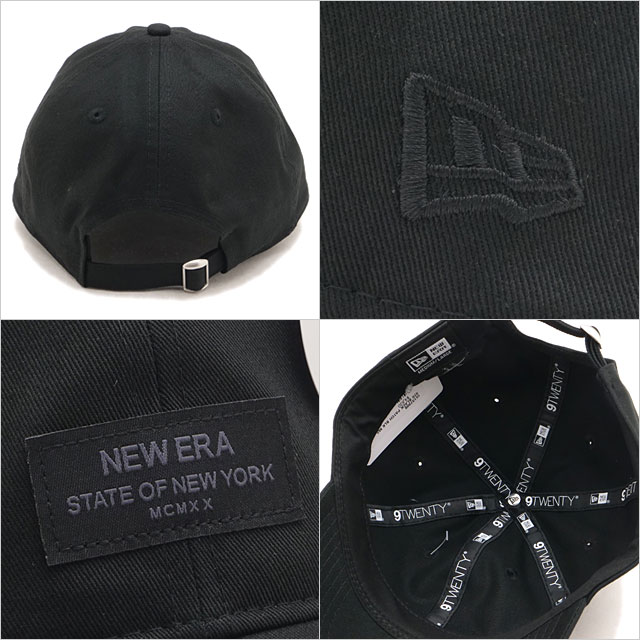 ニューエラ NEW ERA 9TWENTY ブラックパッチ キャップ 15137309 920 BLACK PATCH BLK メンズ レディース 帽子 ストリート シンプル ブラック 正規取扱店 | NEW ERA | 02