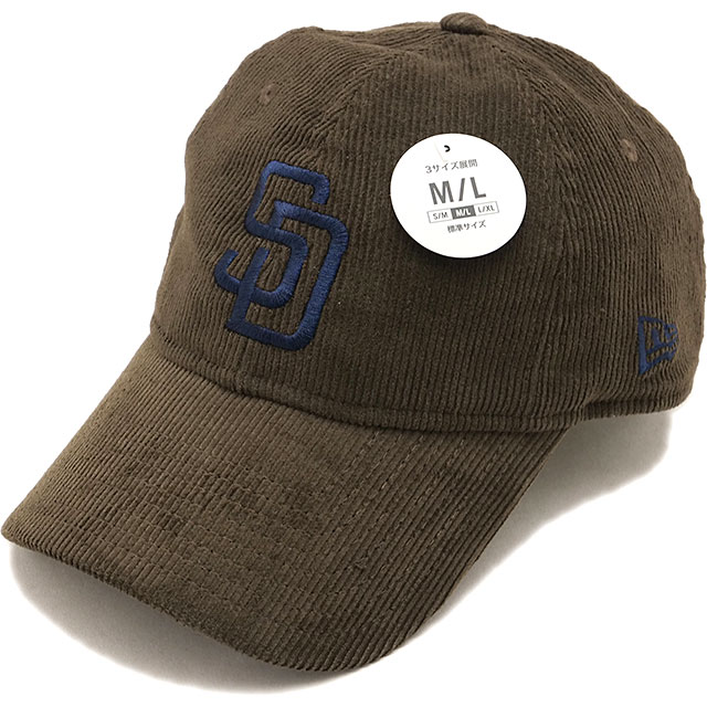 ニューエラ NEW ERA 9TWENTY サンディエゴ パドレス STA コーデュロイ キャップ 15137219 920 SADPAD STA CORDUROY WAL メンズ レディース 帽子 正規取扱店 | NEW ERA