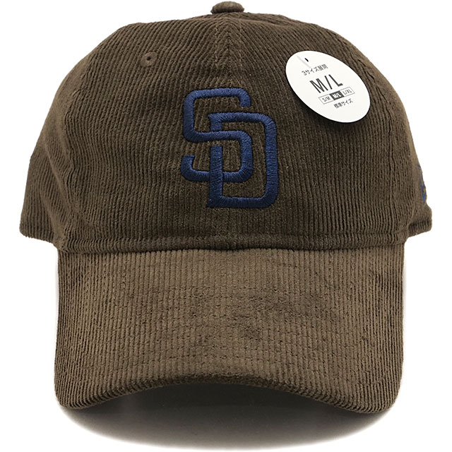 ニューエラ NEW ERA 9TWENTY サンディエゴ パドレス STA コーデュロイ キャップ 15137219 920 SADPAD STA CORDUROY WAL メンズ レディース 帽子 正規取扱店 | NEW ERA | 01