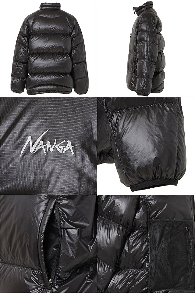 ナンガ NANGA メンズ マウンテンロッジ ダウンジャケット [N2620-0B014A FW26] スタンドカラー アウトドア ブラック BLK 正規取扱店 | NANGA | 02