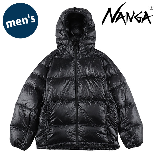 ナンガ NANGA メンズ マウンテンロッジ ダウンフーディー ジャケット [N2620-0B015A FW26] アウトドア ブラック BLK 正規取扱店 | NANGA | 01