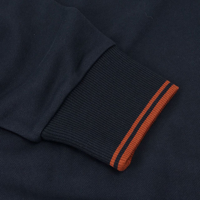 フレッドペリー FRED PERRY メンズ ハーフジップ ポロスウェットシャツ M2426-608 HALF ZIP COLLARED SWEATSHIRT 裏毛 リラックスフィット 紺 NAVY 正規取扱店 | FRED PERRY | 03
