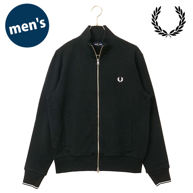 フレッドペリー FRED PERRY メンズ ジップスルー スウェットシャツ J3340-102 ZIP THROUGH SWEATSHIRT 裏毛 フルジップ カジュアル 黒 BLACK 正規取扱店 | FRED PERRY | 05