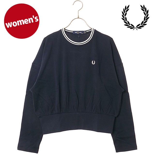 フレッドペリー FRED PERRY レディース ツインティップ 長袖Tシャツ G3133-608 TWIN TIPPED L S T-SHIRT ウィメンズ コットン クルーネック ロンT 正規取扱店 | FRED PERRY | 05
