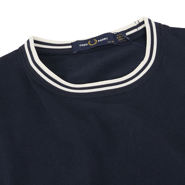 フレッドペリー FRED PERRY レディース ツインティップ 長袖Tシャツ G3133-608 TWIN TIPPED L S T-SHIRT ウィメンズ コットン クルーネック ロンT 正規取扱店 | FRED PERRY | 03