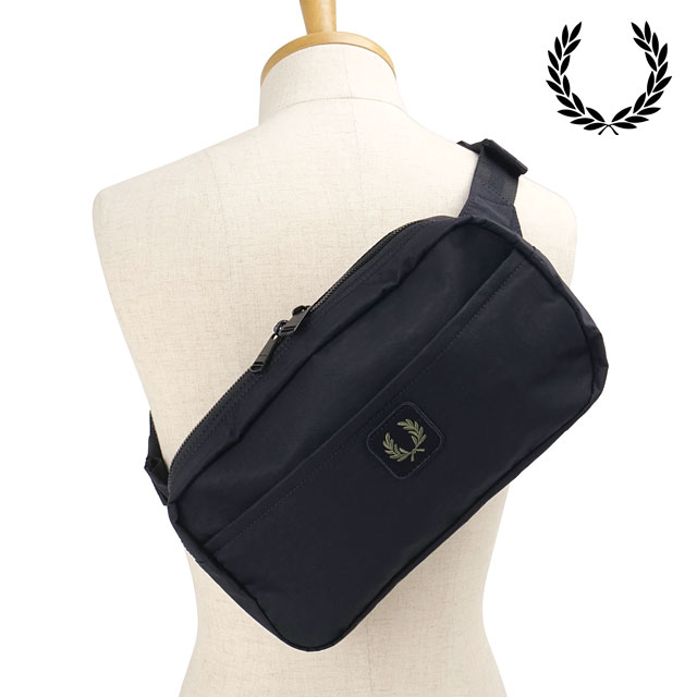 フレッドペリー FRED PERRY クリンクル ナイロンクロスボディ L3340-102 CRINKLE NYLON CROSSBODY メンズ レディース 鞄 ショルダーバッグ 軽量 正規取扱店 | FRED PERRY | 04