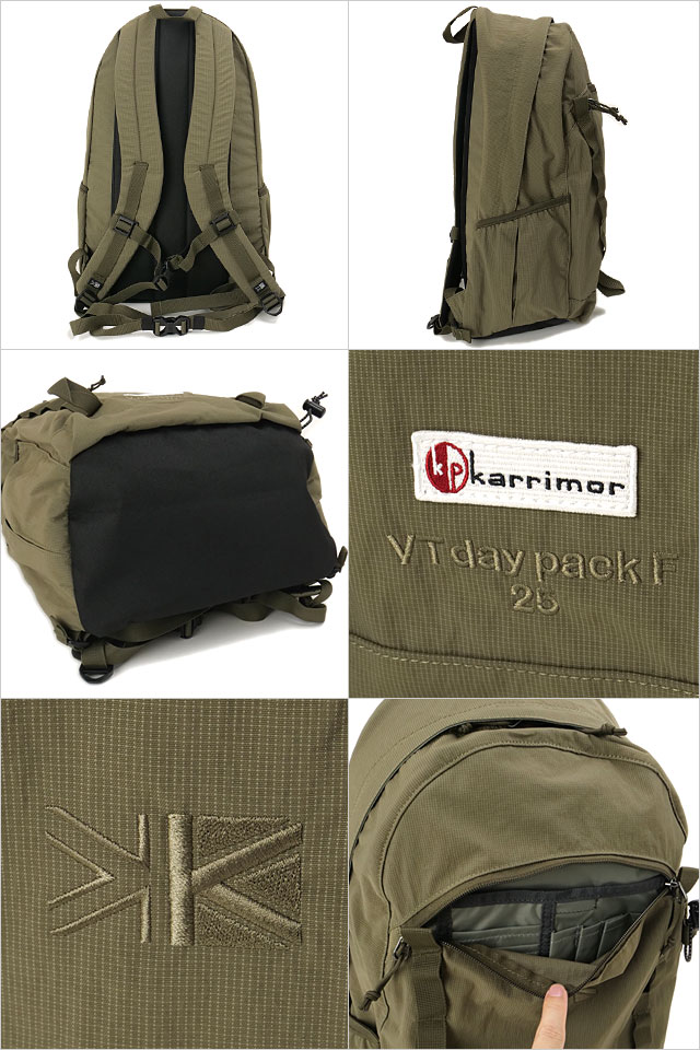 カリマー KARRIMOR リュック VT F 25 ミル 501309-8600 VT day pack F 25 mil メンズ レディース 鞄 バックパック 25L アウトドア 通勤 通学 Olive 正規取扱店 | Karrimor | 02