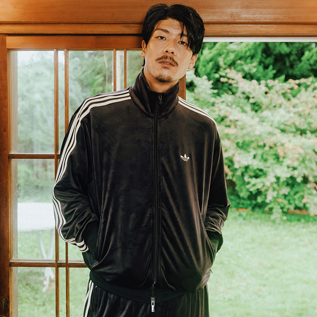 アディダス オリジナルス adidas Originals ファイヤーバード ベロア トラックトップ [LC8070 ZQ134 FW26SPOT] 光沢 高級感 トレンド ブラック 正規取扱店 | adidas Originals | 07
