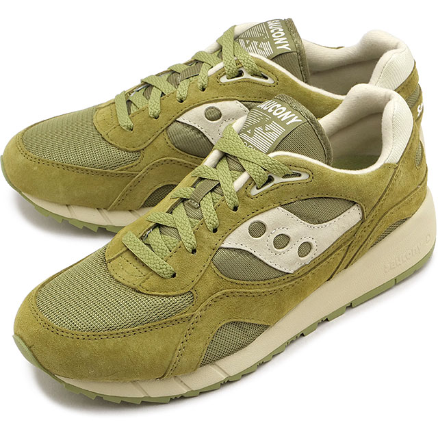 サッカニー Saucony スニーカー シャドウ6000 S70441-71 SHADOW 6000 メンズ レディース レトロランニングシューズ クラシック グリーン SAGE 正規取扱店 | Saucony