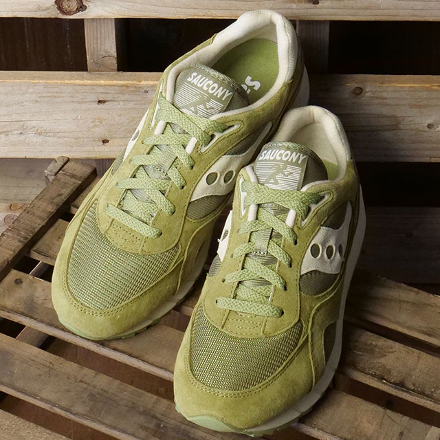 サッカニー Saucony スニーカー シャドウ6000 S70441-71 SHADOW 6000 メンズ レディース レトロランニングシューズ クラシック グリーン SAGE 正規取扱店 | Saucony | 01