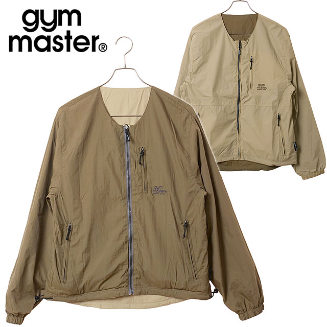 ジムマスター GYM MASTER リバーシブルナイロン ノーカラーJKT G918634-31 メンズ レディース アウター ナイロンジャケット 防風 秋冬新作 正規取扱店 | gym master | 01