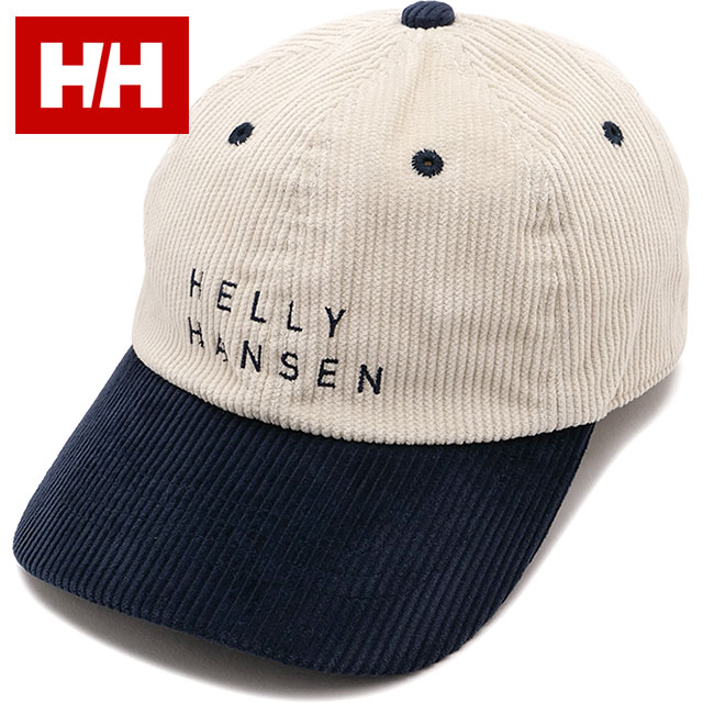 ヘリーハンセン HELLY HANSEN コーデュロイHHキャップ HC92587-IV FW25 Corduroy HH Cap メンズ・レディース 帽子 フリーサイズ アイボリー 正規取扱店 | HELLY HANSEN