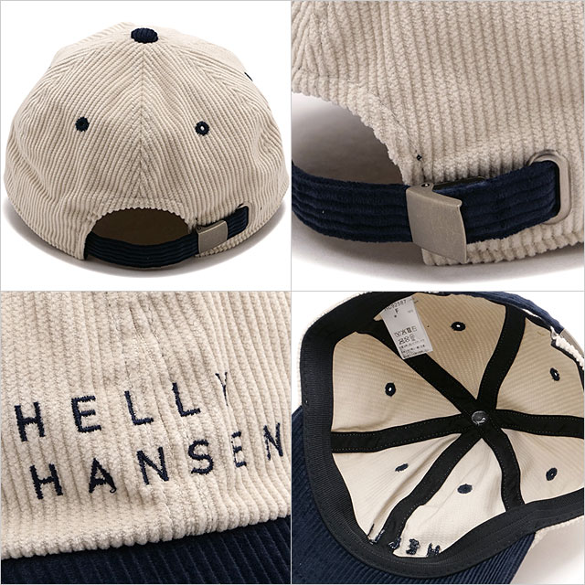 ヘリーハンセン HELLY HANSEN コーデュロイHHキャップ HC92587-IV FW25 Corduroy HH Cap メンズ・レディース 帽子 フリーサイズ アイボリー 正規取扱店 | HELLY HANSEN | 02