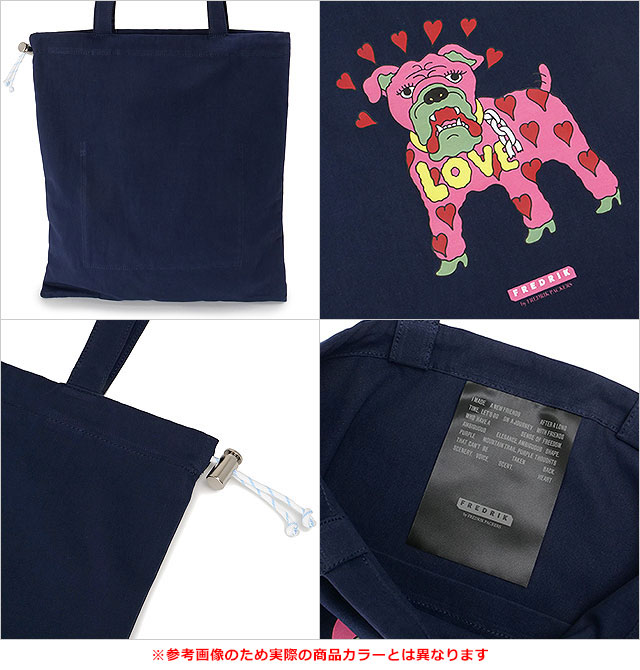 フレドリック FREDRIK トートバッグ イージー YMドッグ FPCV-TT25-LBNO SS25 EASY YM DOG メンズ・レディース 鞄 巾着バッグ 犬 イラスト LT.BLUE  正規取扱店 | FREDRIK PACKERS | 02