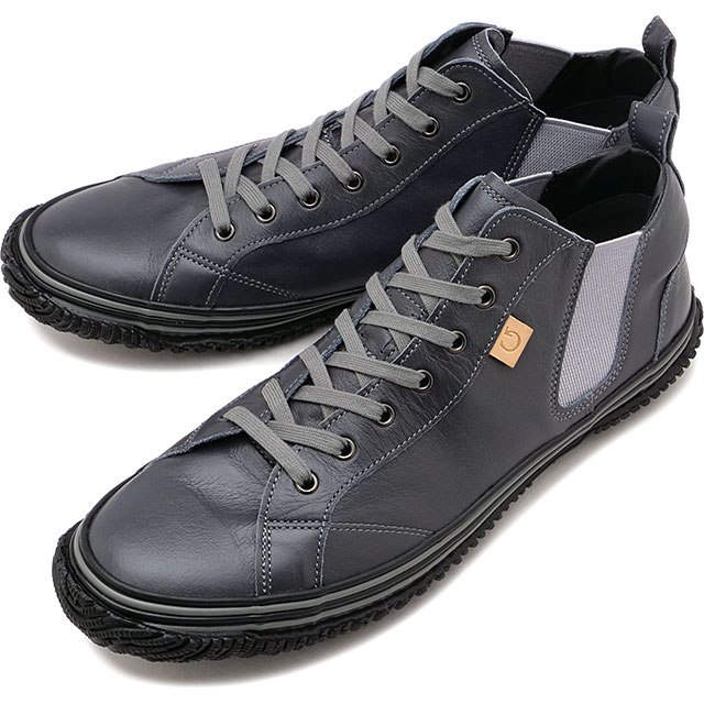 スピングル SPINGLE スニーカー [SP442-108 FW25] SP-442 メンズ 日本製 カンガルーレザー サイドゴア Charcoal-Gray 正規取扱店 SPINGLE（スピングル） 返品送料無料 スニーカー SP442-108 FW25 SP