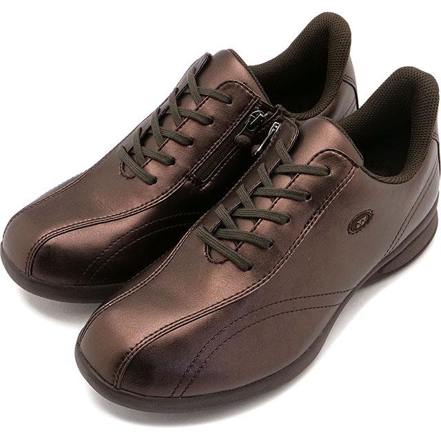 Yahoo! Yahoo!ショッピング(ヤフー ショッピング)ヨネックス YONEX スニーカー パワークッションL130W SHWL130W FW25 レディース 靴 ウォーキング 撥水レザー 4.5E ブロンズ 正規取扱店
