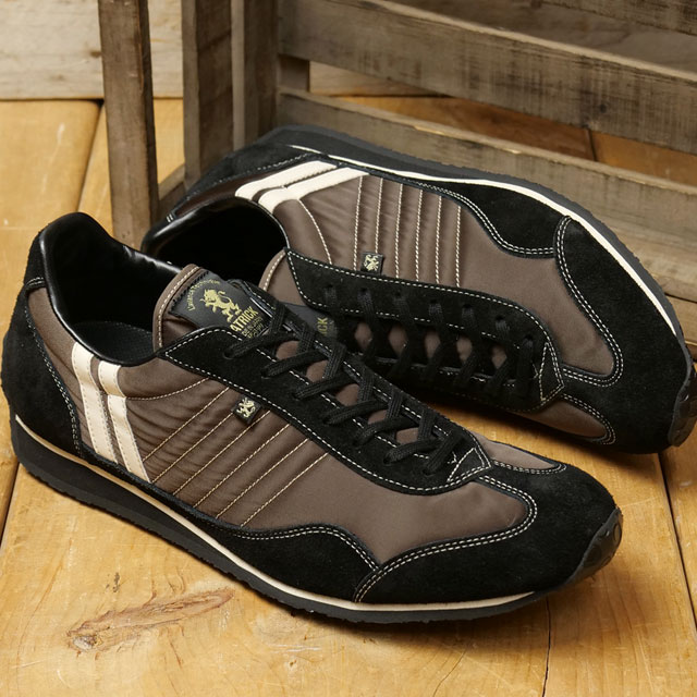 パトリック PATRICK スニーカー スタジアム [232551 FW25] STADIUM メンズ 日本製 靴 シューズ シーズン限定カラー STEAK ステーキ ブラック/ブラウン 正規取扱店 PATRICK（パトリック） 返品送料無料 スタジアム 232551 FW25 STADIUM