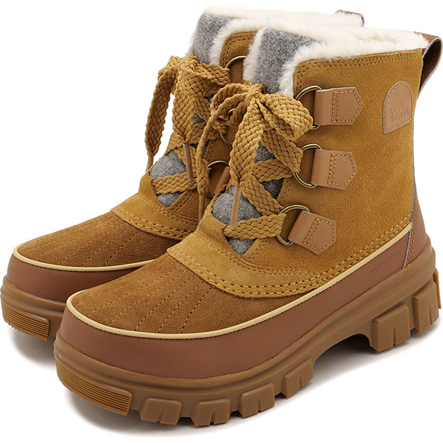 �\���� SOREL �u�[�c �e�B�{��5 �E�H�[�^�[�v���[�t NL5113-253 FW25 W TIVOLI V WP ���f�B�[�X �C �h�� Tawny-Buff Velvet-Tan ���K�戵�X