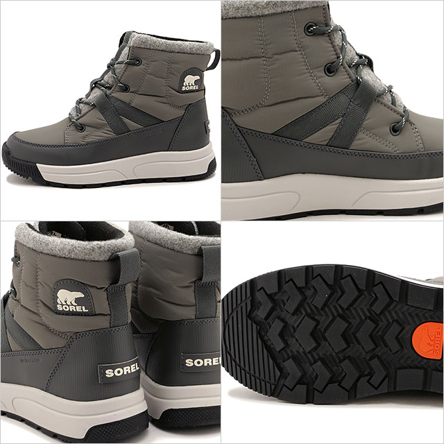 ソレル SOREL ブーツ ウィットニー3 ミッドウォータープルーフ NL5282-052 FW25 W WHITNEY III MID WP レディース 靴 防水 Quarry Grill 正規取扱店 | SOREL | 02