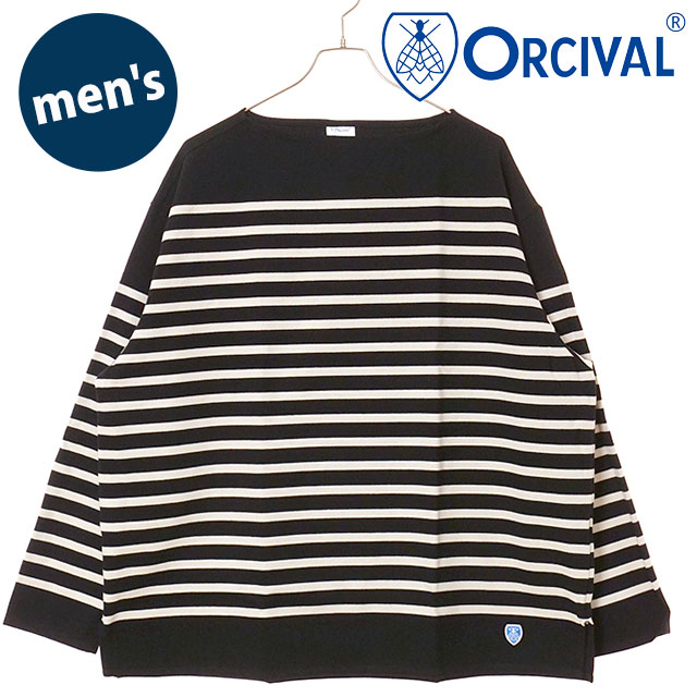 ORCIVAL（オーシバル） ボートネック ロングスリーブプルオーバー