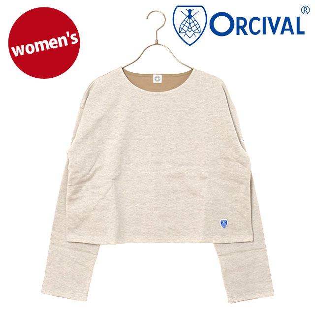 ORCIVAL（オーシバル） ボートネック ロングスリーブプルオーバー OR
