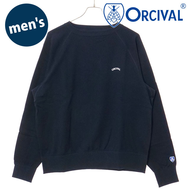 �I�[�V�o�� ORCIVAL �{�[�g�l�b�N �v���I�[�o�[ OR-C0430-MAZ FW25 BOAT NECK PULLOVER ���{�� �����Y �X�E�F�b�g �g���[�i�[ ���N�� DK.NAVY ���K�戵�X