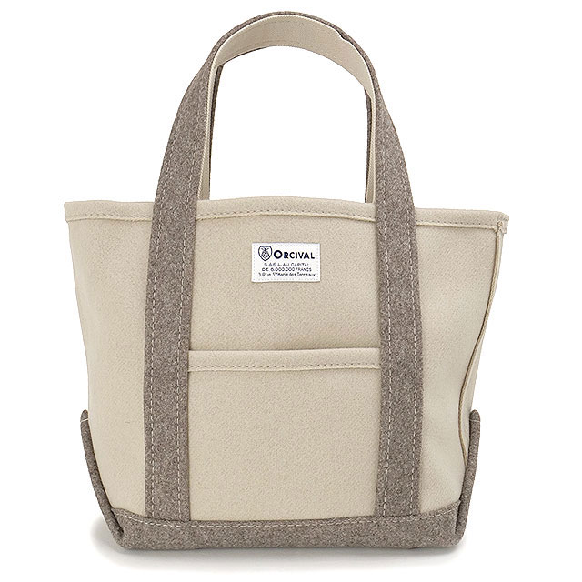 オーシバル ORCIVAL ヘビーメルトン トートバッグ スモール OR-H0241-HML HEAVY MELTON TOTE BAG SMALL 鞄 日本製 小サイズ ウール 当店激オシ 正規取扱店 | ORCIVAL | 04