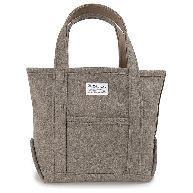 オーシバル ORCIVAL ヘビーメルトン トートバッグ スモール OR-H0241-HML HEAVY MELTON TOTE BAG SMALL 鞄 日本製 小サイズ ウール 当店激オシ 正規取扱店 | ORCIVAL | 03