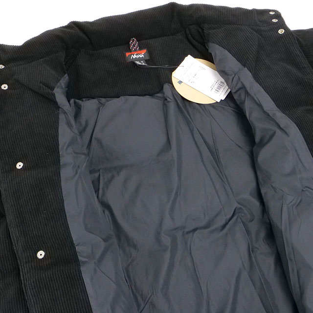 新品 25AW NANGA ナンガ コーデュロイダウンジャケット M ブラック NANGA（ナンガ） コーデュロイ ダウンジャケット N2530-0B016A FW25