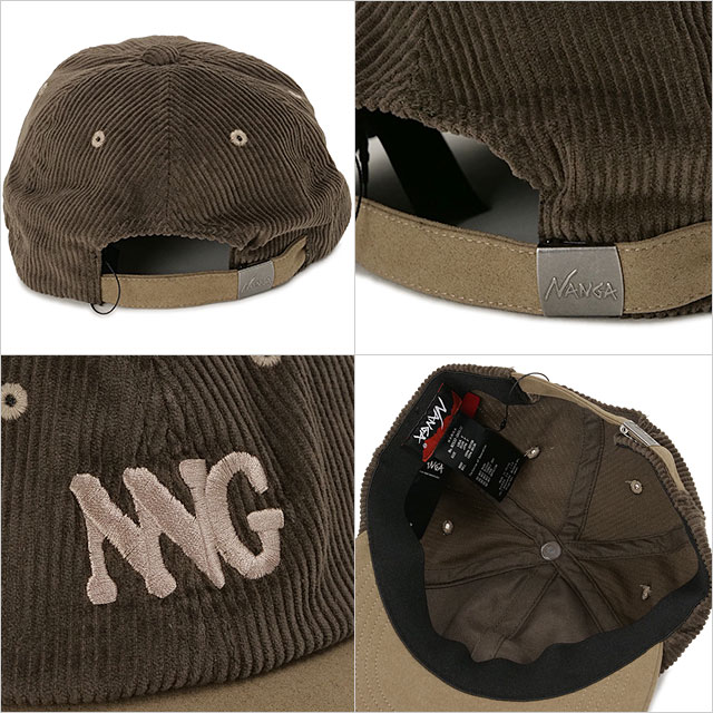NANGA（ナンガ） コーデュロイ NNGロゴキャップ N2532-3A057Z FW25