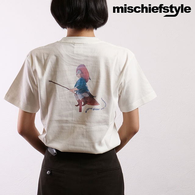 コラボ ミスチーフスタイル mischiefstyle 華蔵寺Tシャツ OG015 SS25 KEZOUJI TEE トップス 半袖 華蔵寺遊園地 マジカルグライダー MAGICAL-GLIDER  正規取扱店 | ブランド登録なし | 01