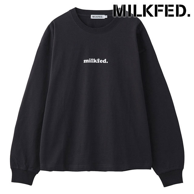 MILKFED.（ミルクフェド） クーパーロゴ ワイドロングスリーブTシャツ