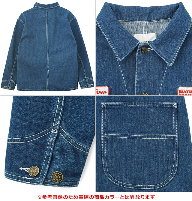 ミルクフェド MILKFED. パッチドカバーオールジャケット [103253021003 FW25] PATCHED COVERALL JACKET レディース ライトアウター ブルゾン シャツジャケット ワッペン OFF-WHITE 正規取扱店【coupon】 MILKFED.（ミルクフェド） パッチドカバーオールジャケット