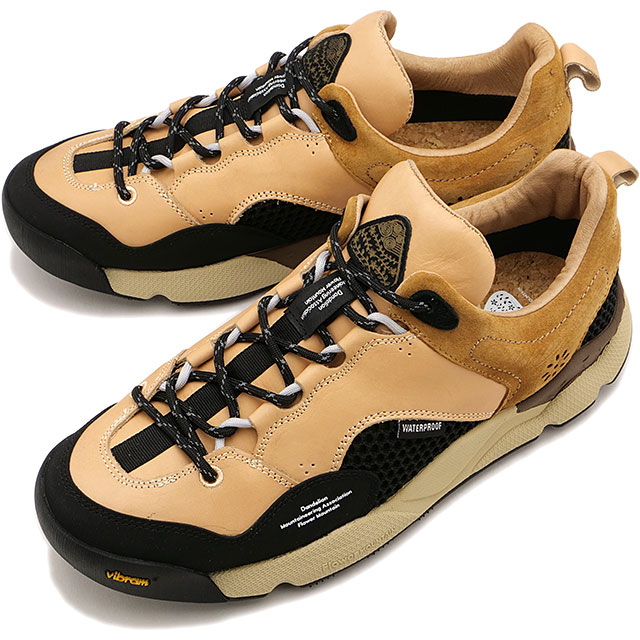 返品送料無料 フラワーマウンテン Flower MOUNTAIN スニーカー バックカントリー FM66-1-061 BACK COUNTRY メンズ 靴 なめし革 Vegetable Beige 正規取扱店 | FlowerMOUNTAIN