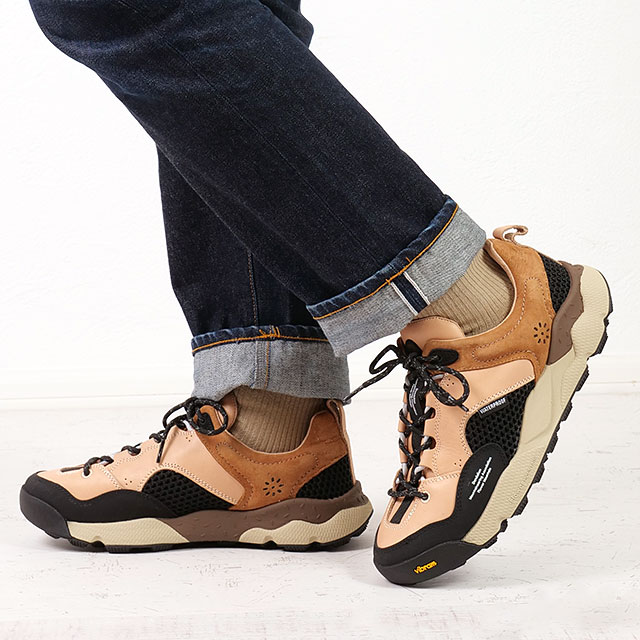 フラワーマウンテン Flower MOUNTAIN スニーカー バックカントリー [FM66-1-061 FW25] BACK COUNTRY メンズ 靴 トレッキングシューズ なめし革 アウトドア Vegetable/Beige 正規取扱店 FlowerMOUNTAIN（フラワーマウンテン） スニーカー バックカントリー