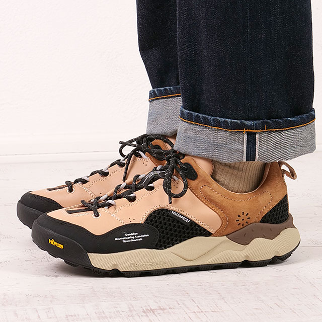 返品送料無料 フラワーマウンテン Flower MOUNTAIN スニーカー バックカントリー FM66-1-061 BACK COUNTRY メンズ 靴 なめし革 Vegetable Beige 正規取扱店 | FlowerMOUNTAIN | 05
