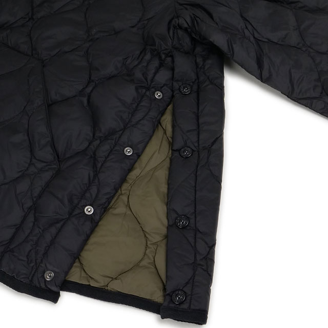 TAION（タイオン） ミリタリー クルーネックダウンジャケット TAION