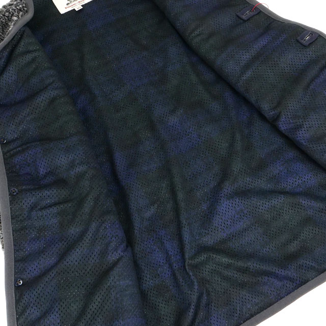 ヴァンソン エ ミレイユ VINCENT ET MIREILLE ボアベスト [VM252BL25140-92 FW25] BOA VEST メンズ・レディース ライトアウター 前ボタン フリースベスト GRAY-MIX 正規取扱店 VINCENT ET MIREILLE（ヴァンソン エ ミレイユ） ヴァンソン エ